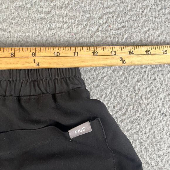 FIGS Scrub Pant Women XS Black Technical Drawstring  Bottom Jogger W21SW204 - Picture 11 of 16